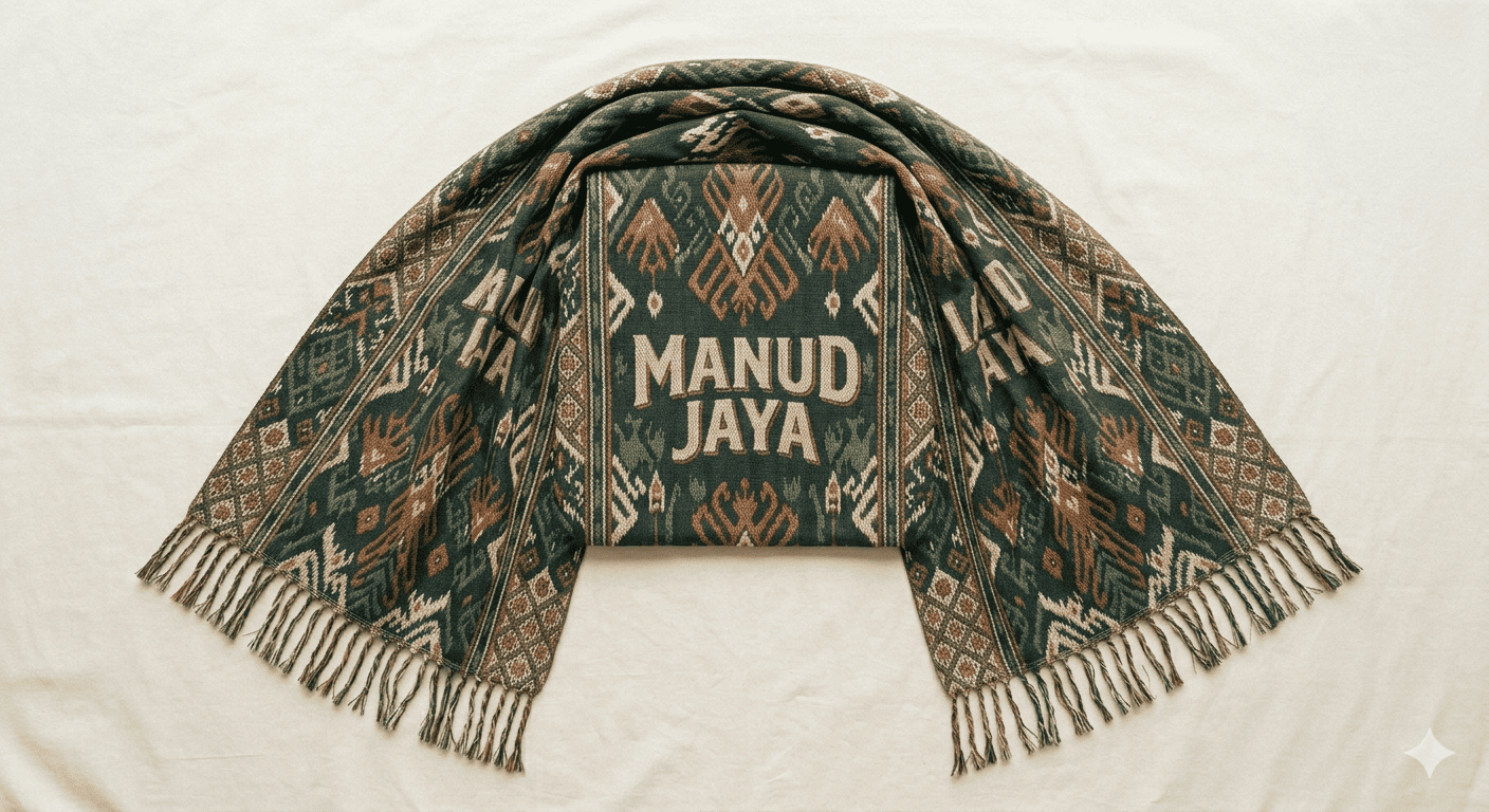 Selendang Tenun Tradisional
